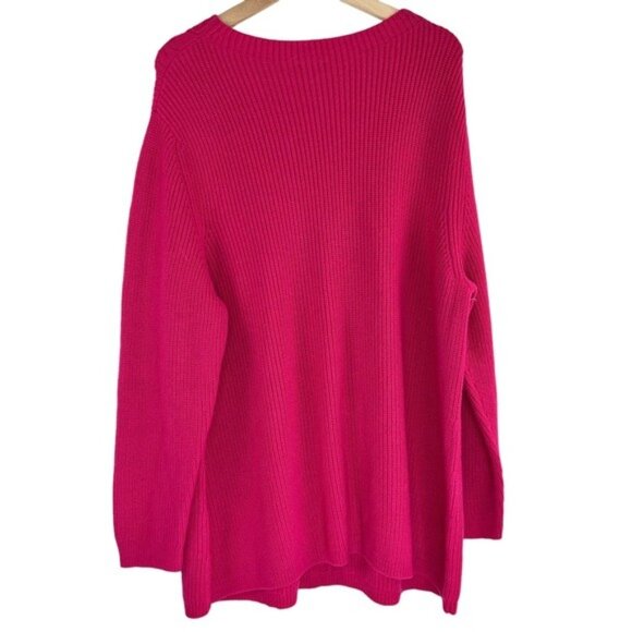 Talbots Pink Knit Pullover Sweater - Picture 5 of 5